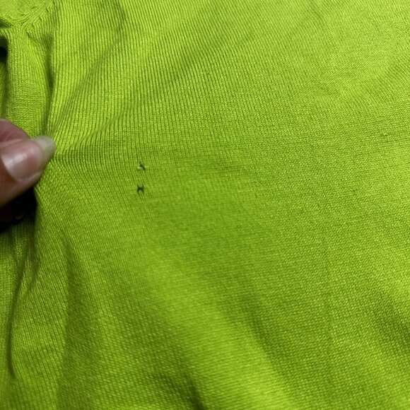 Design Options Philip Jane Gordon Sweater Medium Floral Collar Short Sleeve - Picture 6 of 10